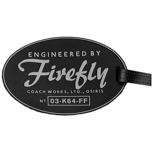 Ikon Collectables Firefly Q-Tag Logo Travel Bag Luggage Tag